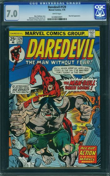 Image of Daredevil #129 CGC 7.0