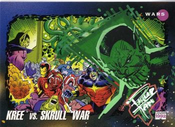 Image of Super Skrull Remark Card by Philip Tan