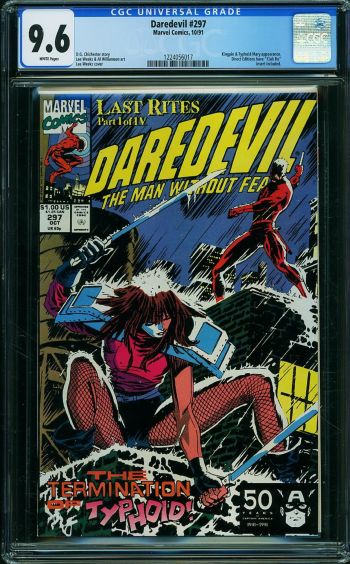 Image of Daredevil #297 CGC 9.6