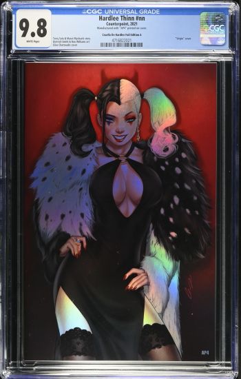 Image of Hardlee Thinn #nn Cruella De Hardlee Foil Edition A CGC 9.8