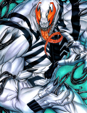 Image of Original Art ADA Marvel Rivals Venom Anti-Venom