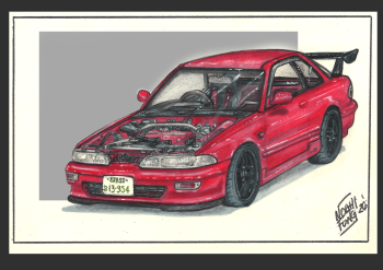 Image of 1991 Honda Integra XSI DA6 Original Design
