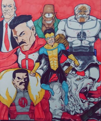 Image of Invincible Cast Freehand Piece