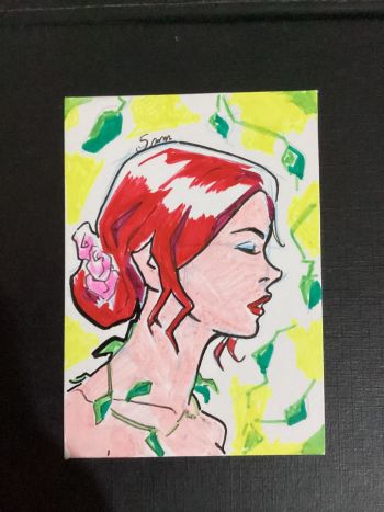 Image of Poison Ivy - Personal Sketch Card 