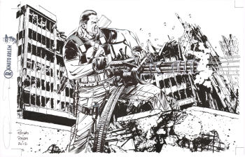 Image of Punisher Pin-Up by Renato Arlem 