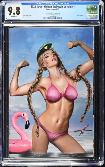Image of 2022 Street Fighter Swimsuit Special #1 CGC 9.8 Carnivore Comics Edition B