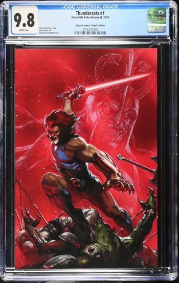 Image of Thundercats #1 CGC 9.8 Spectral Comics Virgin Edition