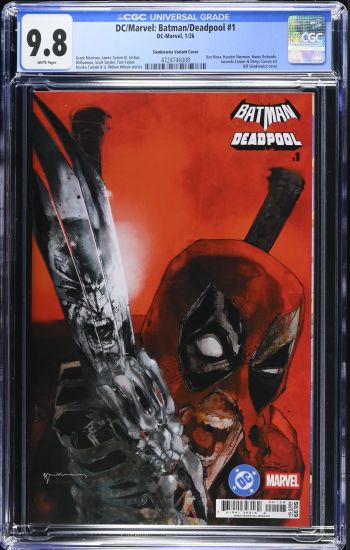 Image of Batman/Deadpool #1 Sienkiewicz Variant CGC 9.8