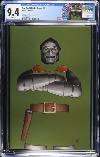 Image of One World Under Doom #1 Christopher Variant CGC 9.4