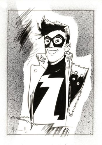 Image of Zenith Original Art, Ink on Vellum