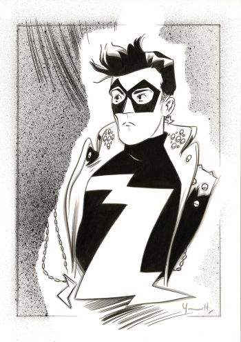 Image of Zenith Original Art, Ink on Vellum