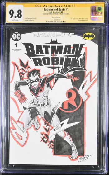 Batman and Robin #1 | Sketch Edition | CGC 9.8 | CGC | Raremarq
