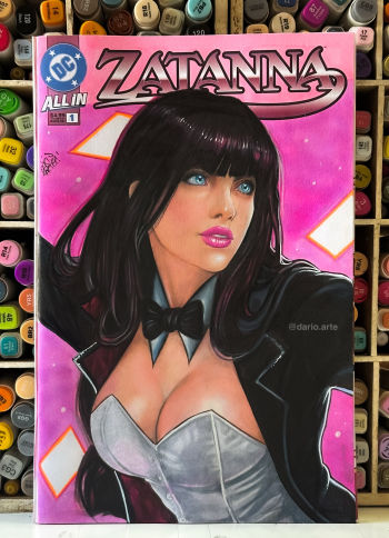 Image of Zatanna sketch cover by Dario Arte