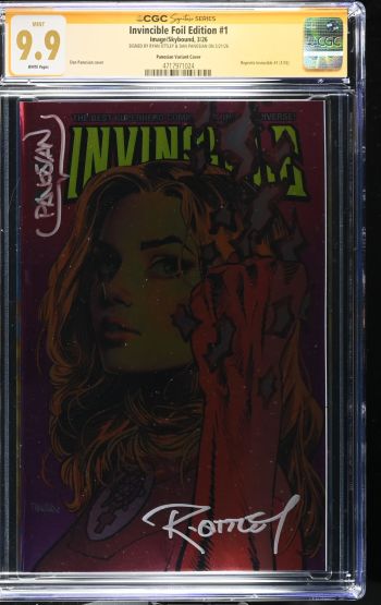 Image of Invincible Foil Edition #1 CGC 9.9 Signed by Dan Panosian