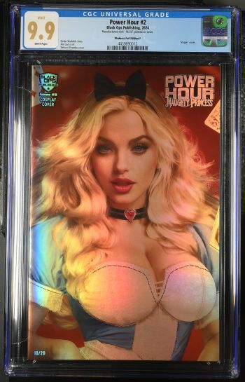 Image of Power Hour #2 naughty princess Madness Foil Edition F cosplay cover Shikarii Shambu CGC 9.9 