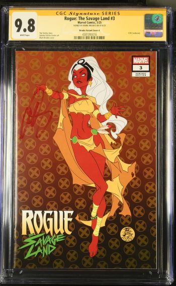 Image of Rogue: The Savage Land #3 CGC 9.8 Signed by Mark Brooks