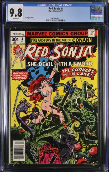 Image of Red Sonja #4 CGC 9.8