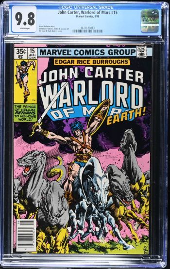 Image of John Carter, Warlord of Mars #15 CGC 9.8