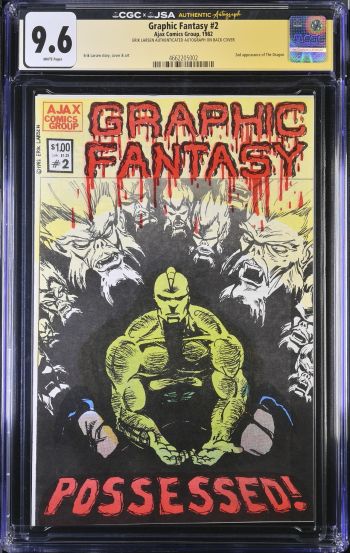 Image of Graphic Fantasy #2 CGC 9.6 Signed by Erik Larsen