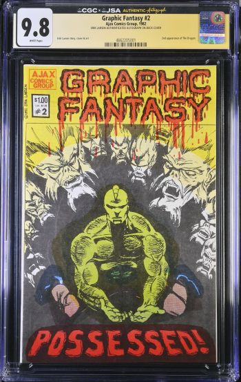 Image of Graphic Fantasy #2 CGC 9.8 Signed by Erik Larsen