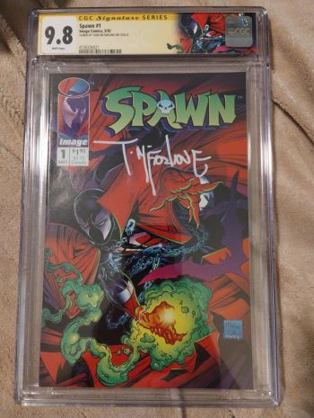 Image of Spawn #1 CGC 9.8 Signed by Todd McFarlane