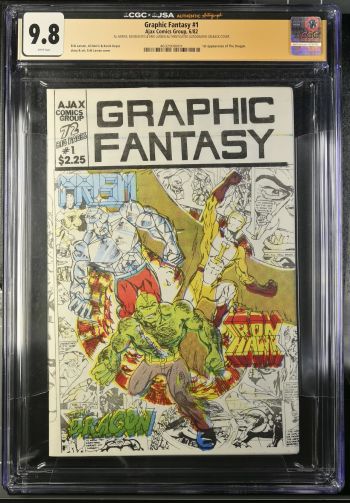 Image of Graphic Fantasy #1 CGC 9.8 Signed by Al Harris, Kevin Keyes & Erik Larsen