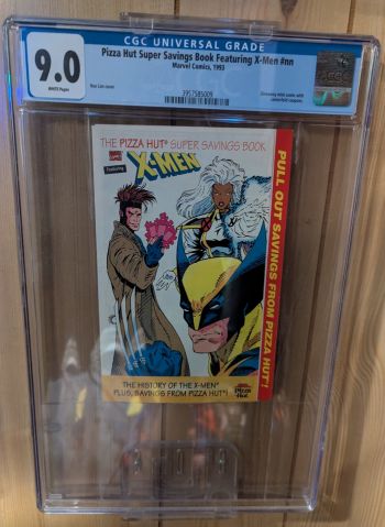 Image of Pizza Hut Super Savings Book Featuring X-Men CGC 9.0