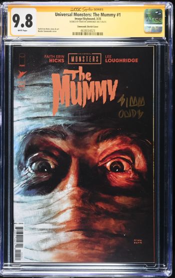 Image of Universal Monsters: The Mummy #1 CGC 9.8 Signed by Martin Simmonds