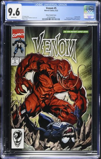 Image of Venom #5 Sliney Variant Cover CGC 9.6