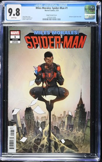 Image of Miles Morales: Spider-Man #1 Coipel Variant CGC 9.8