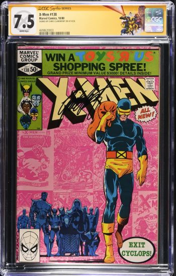 Image of X-Men #138 CGC 7.5 Signed by Chris Claremont