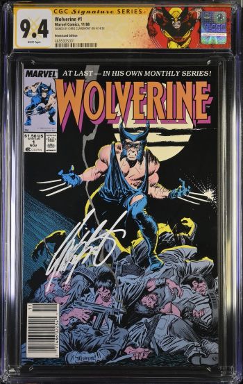 Image of Wolverine #1 CGC 9.4 Signed by Chris Claremont