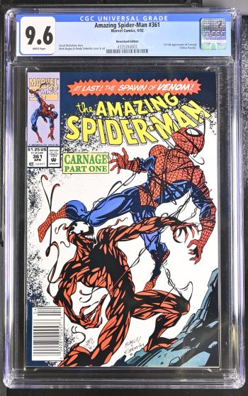 Image of Amazing Spider-Man #361 CGC 9.6