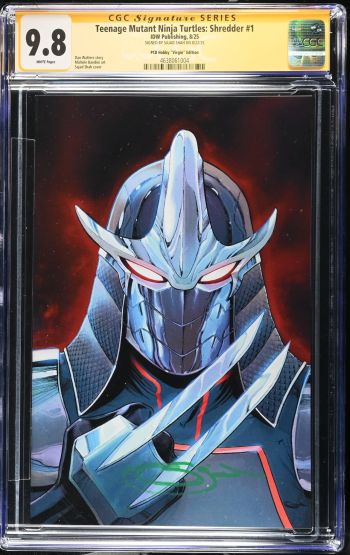 Image of Teenage Mutant Ninja Turtles: Shredder #1 CGC 9.8 Signed by Sajad Shah