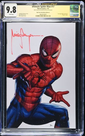Image of Ultimate Spider-Man #17 CGC 9.8 Signed by Mico Suayan