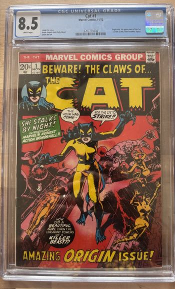 Image of Cat #1 CGC 8.5