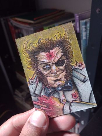 Image of Wolverine Patch: Personal Sketch Card