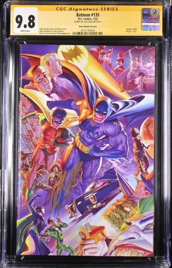 Image of Batman #135 CGC 9.8 Signed by Alex Ross
