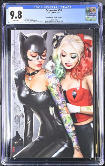 Image of Catwoman #50 The Syndicate Virgin Edition CGC 9.8