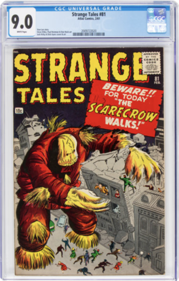 Image of Strange Tales #81 CGC 9.0