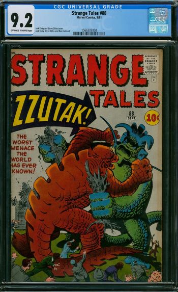 Image of Strange Tales #88 CGC 9.2