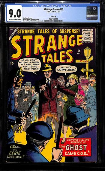Image of Strange Tales #66 CGC 9.0