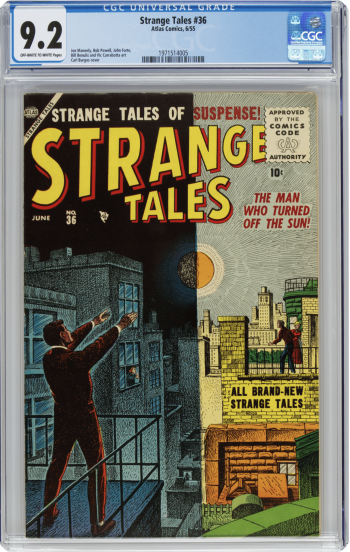 Image of Strange Tales #36 CGC 9.2