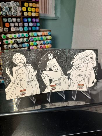 Image of Set Sketchcards Warriors 1° by Jack