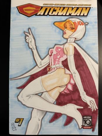 Image of Gatchaman Sketch Cover-Jun the Swan