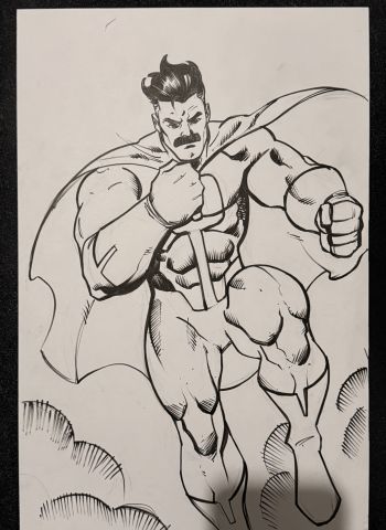 Image of Omni Man Original Art