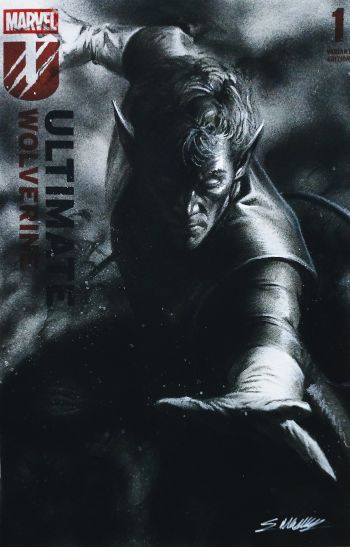 Image of X-Men - nightcrawler charcoal by Manu Silva 
