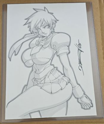 Image of Sakura Sketch Signed by DaiKon Art