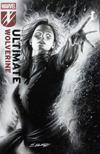 Image of X-Men - Jean Grey - Phoenix charcoal by Manu Silva