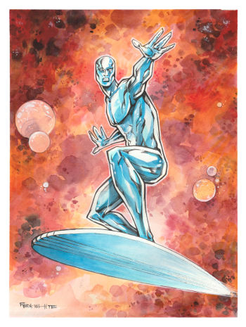 Image of Silver Surfer Pin Up